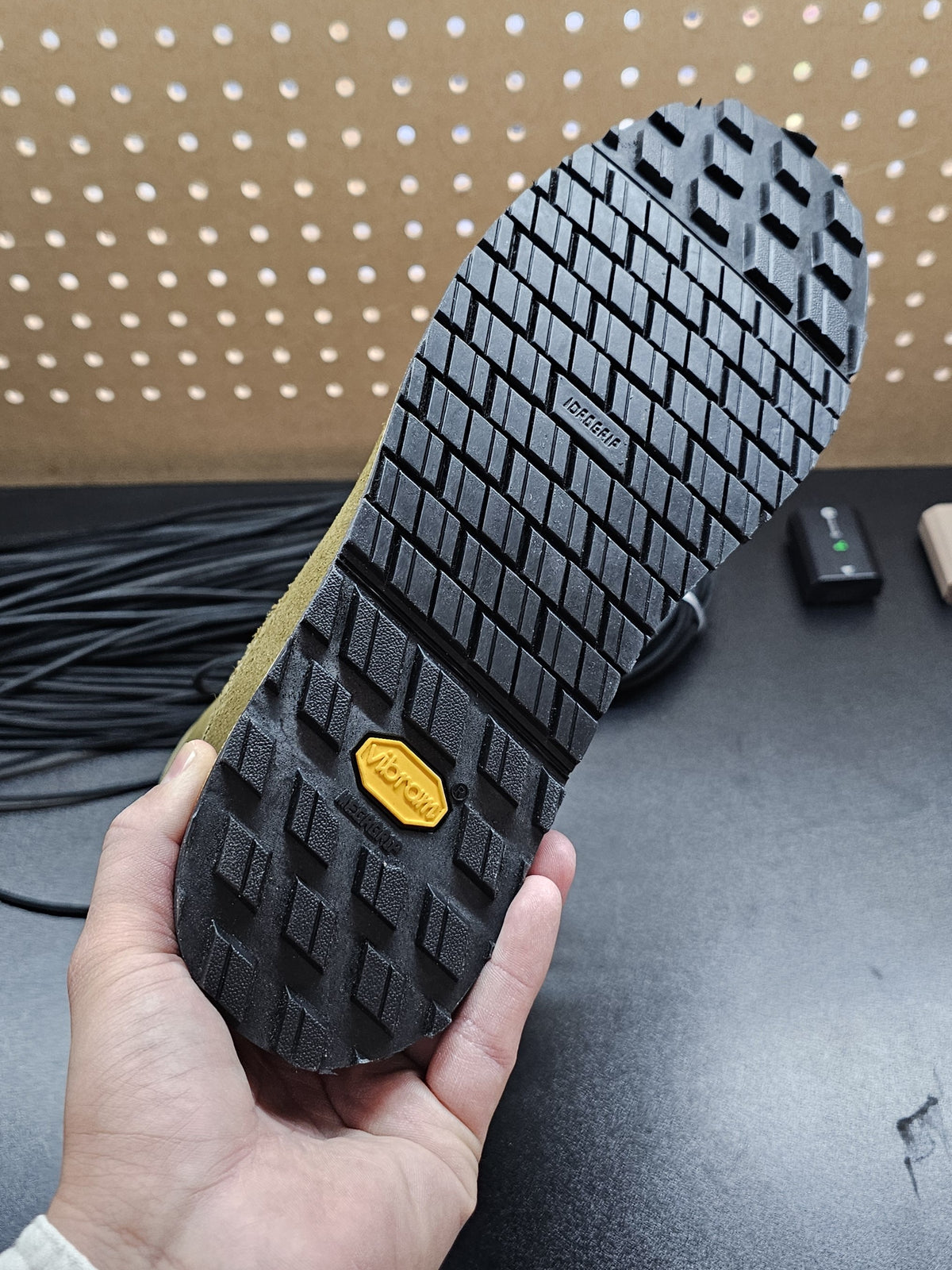 Size 9.5 Cypress Rough Out + Vibram Merengue Build