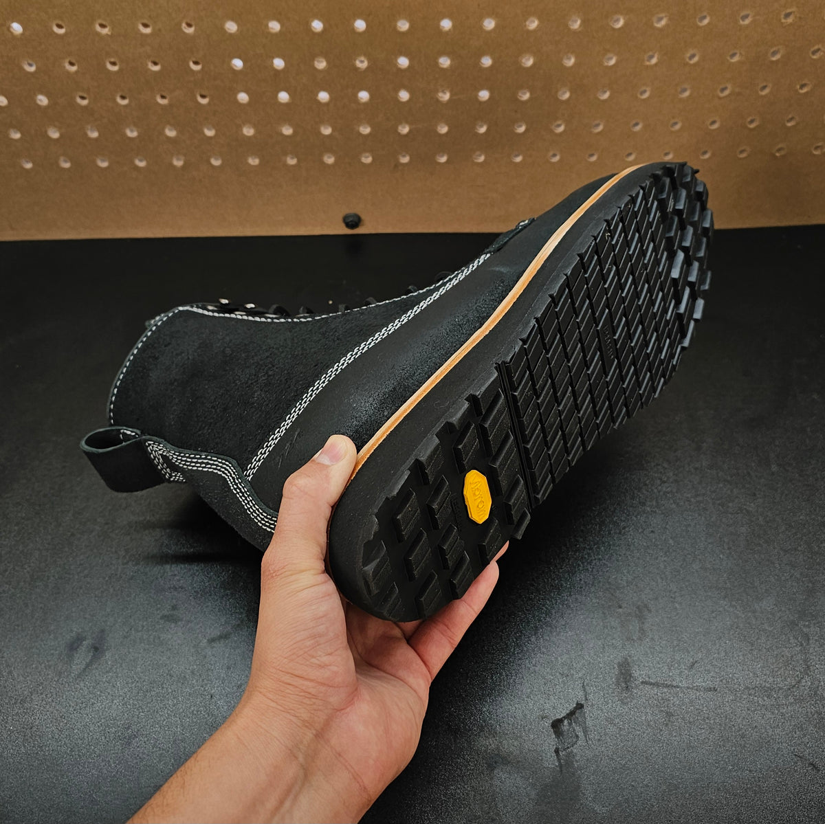 Weekly Build 4, Bristow 8 Inch, Black Rough Out, Vibram Merengue, Size 10