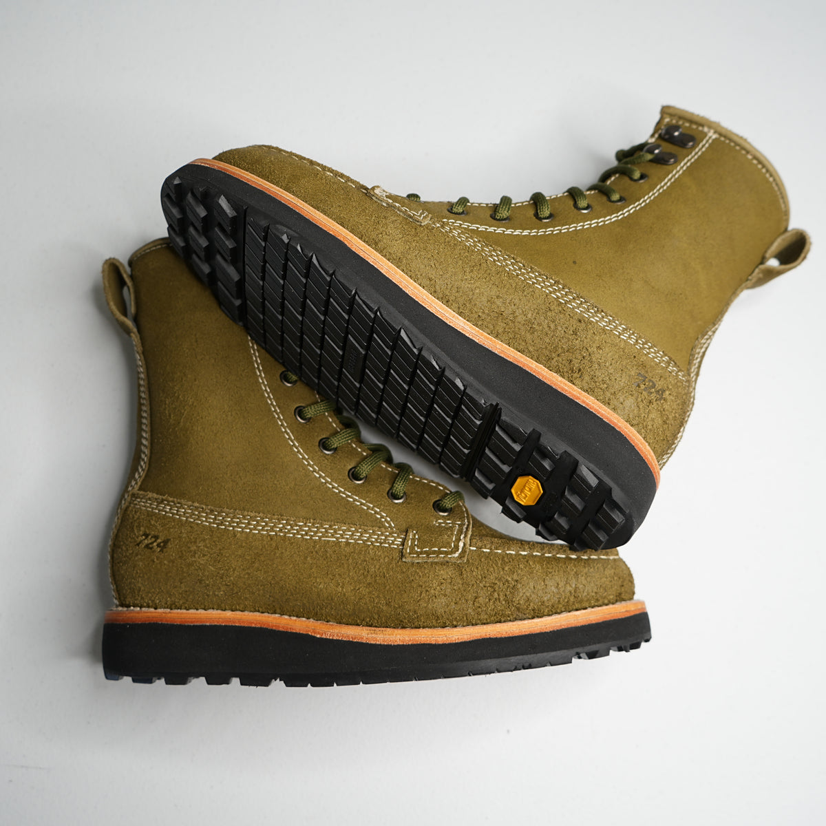 Size 7 Cypress Rough Out 8 Inch + Vibram Merengue Outsole