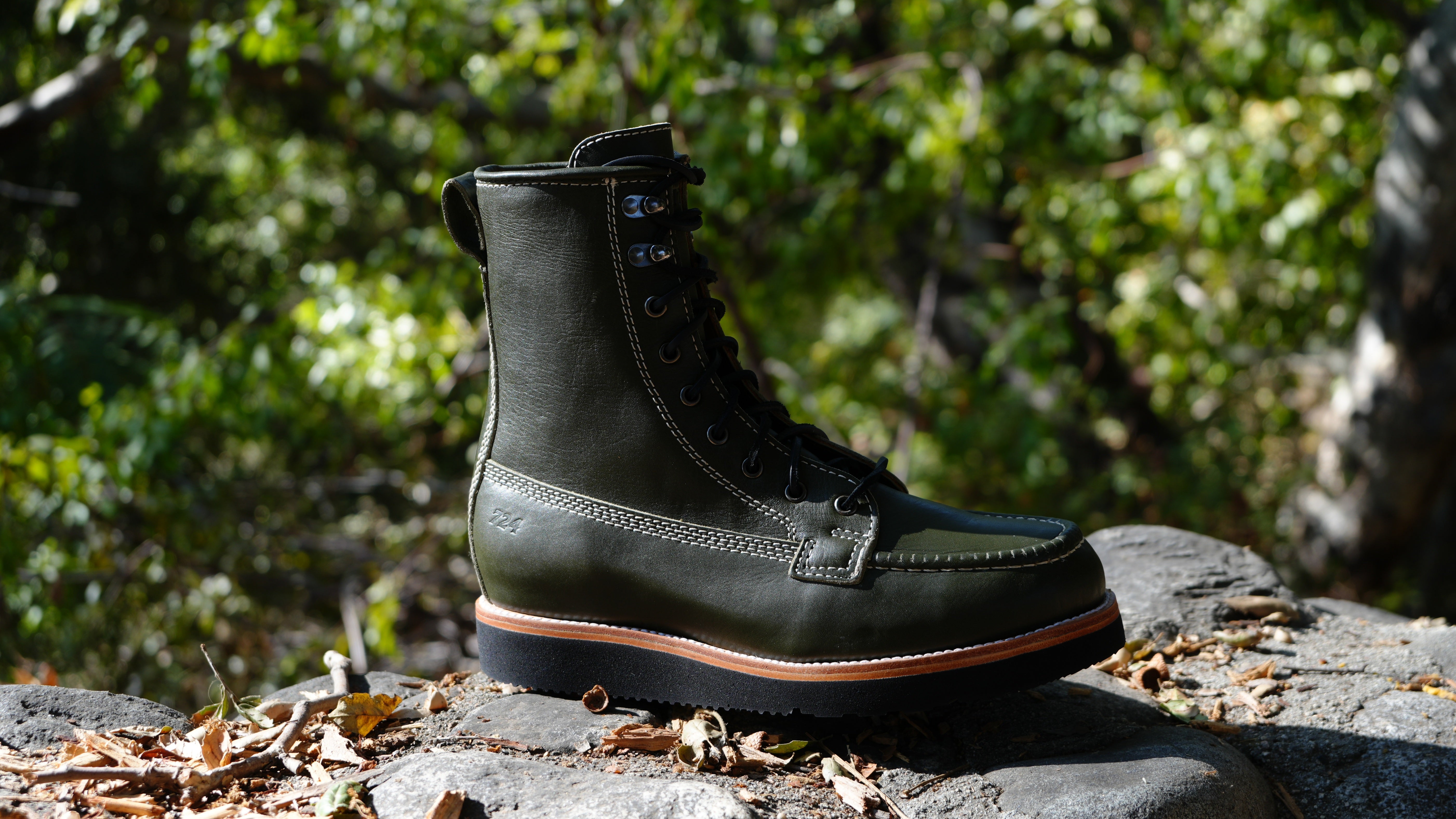 Bristow 8 Inch | Forest Full Grain – SEVEN TWENTY-FOUR