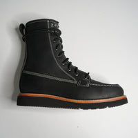 Bristow 8 Inch | Black Crazy Horse Full Grain